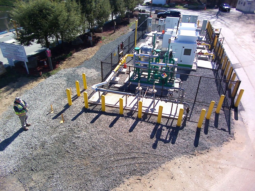 Clean Energy-USA Hauling & Recycling New CNG Station