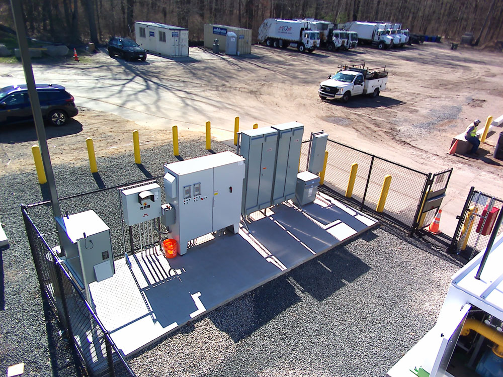 Clean Energy-USA Hauling & Recycling New CNG Station